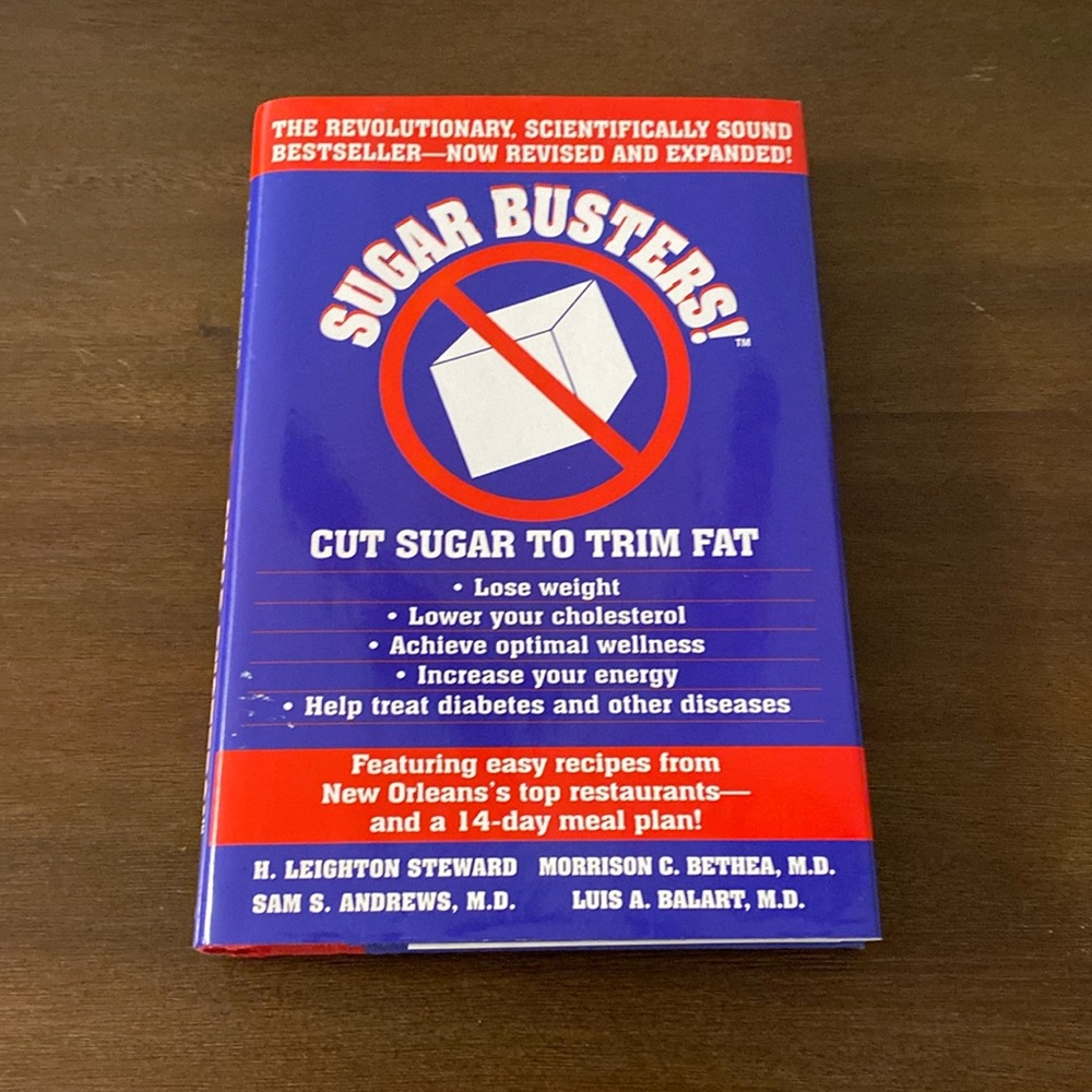 Sugar Busters Cut Sugar to Trim Fat w/ Recipes From New Orleans’ Top Restaurants